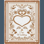 Wedding Parchment Throw