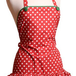 Red & White Polka Dot Apron